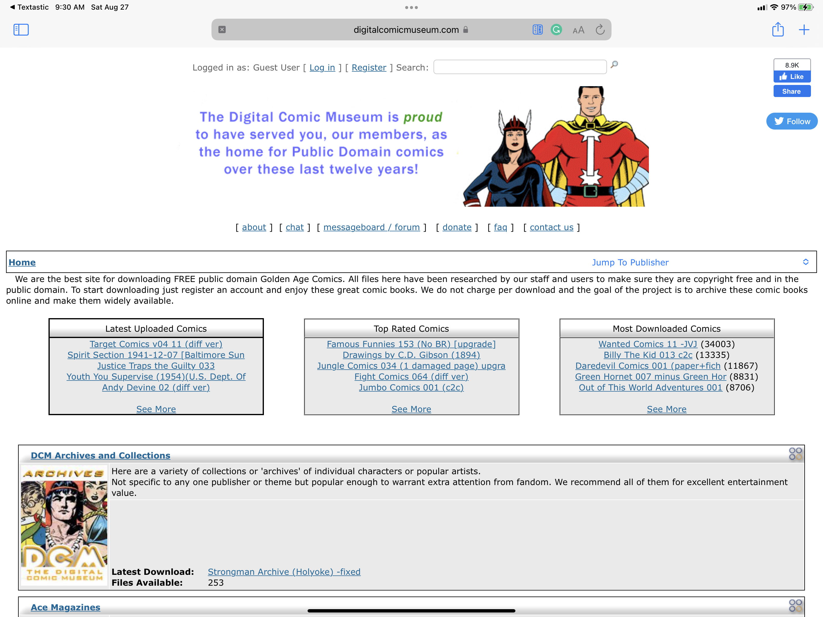 digital comic museum